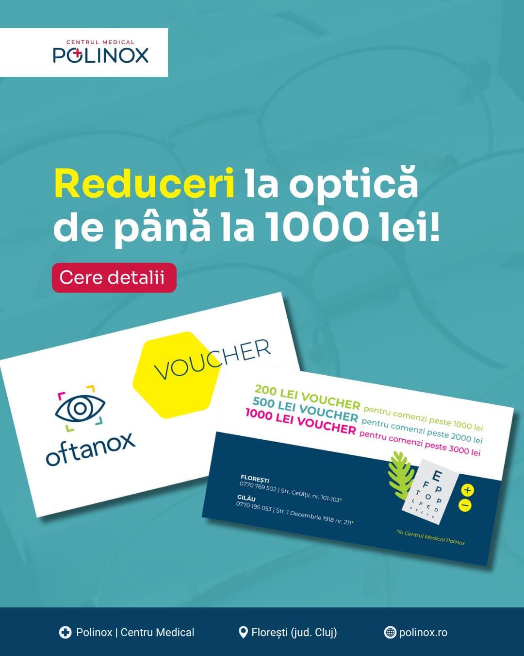Reduceri la optica OFTANOX